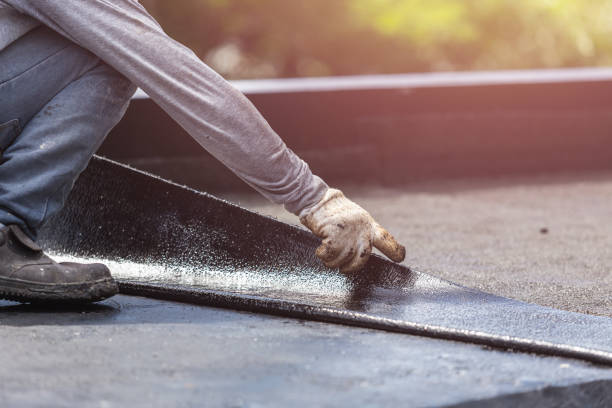 Professional Emergency Waterproofing technician working in Wellston, MI